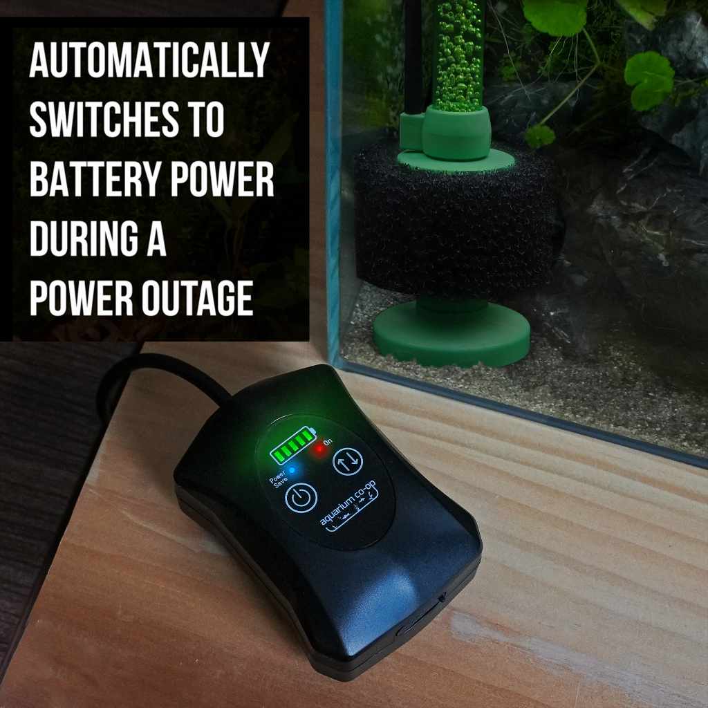 Scratch and Dent Aquarium Co-Op Air Pump with Battery Backup - Image 4